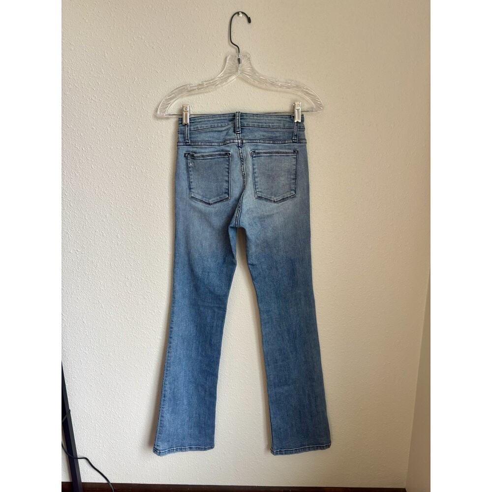 Haala Denim Womens 25 Blue Dark Wash Denim Venice: Bootcut Casual Workwear Jeans - Picture 5 of 10